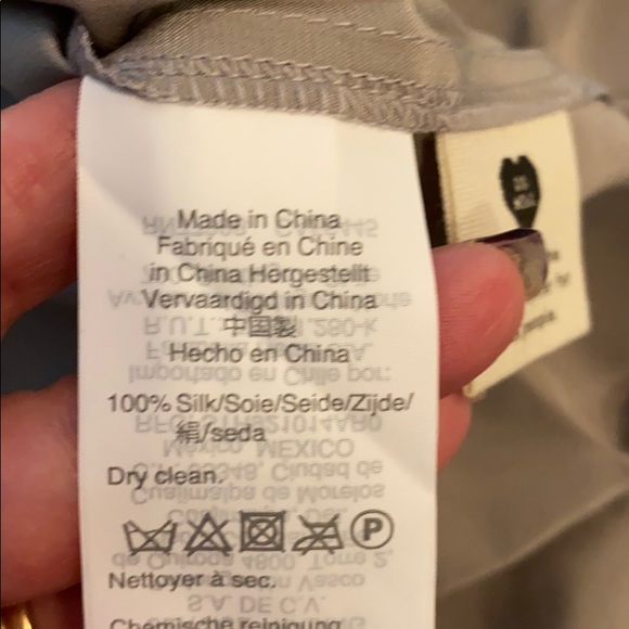 Madewell V-neck silk slip dress size 8 NWT - Picture 7 of 7